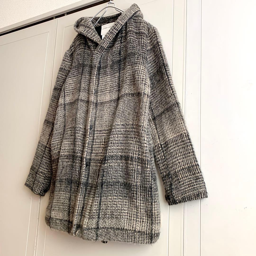 @様 STEPHAN SCHNEIDER モヘア混 ウール フーディーコート