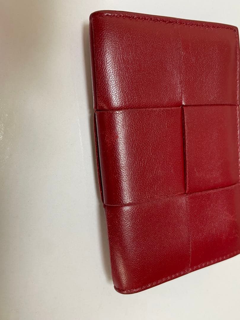 BOTTEGA VENETA 赤 レザー 名刺入れ