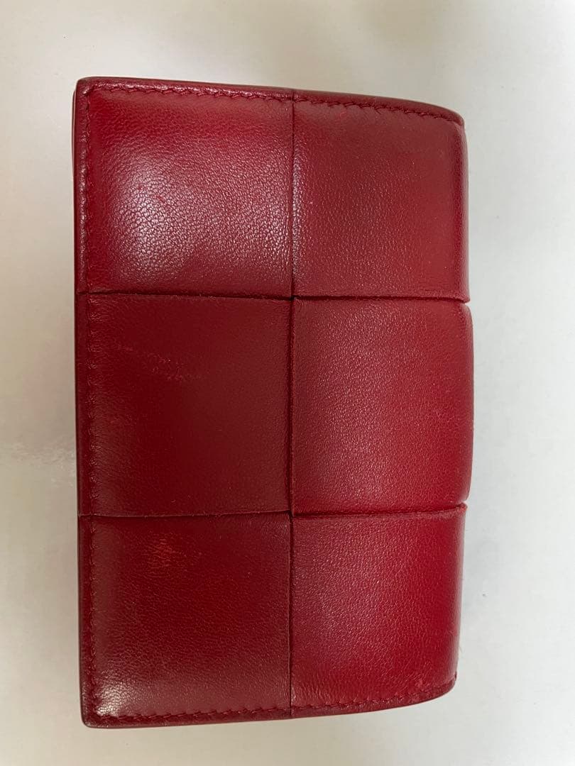 BOTTEGA VENETA 赤 レザー 名刺入れ