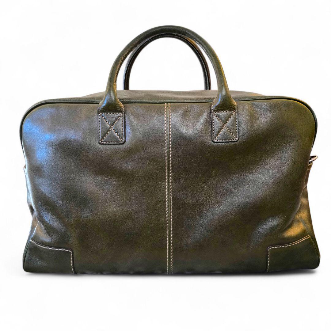 極美品✨レア✨土屋鞄 2way レザー ボストンバッグ オリーブ