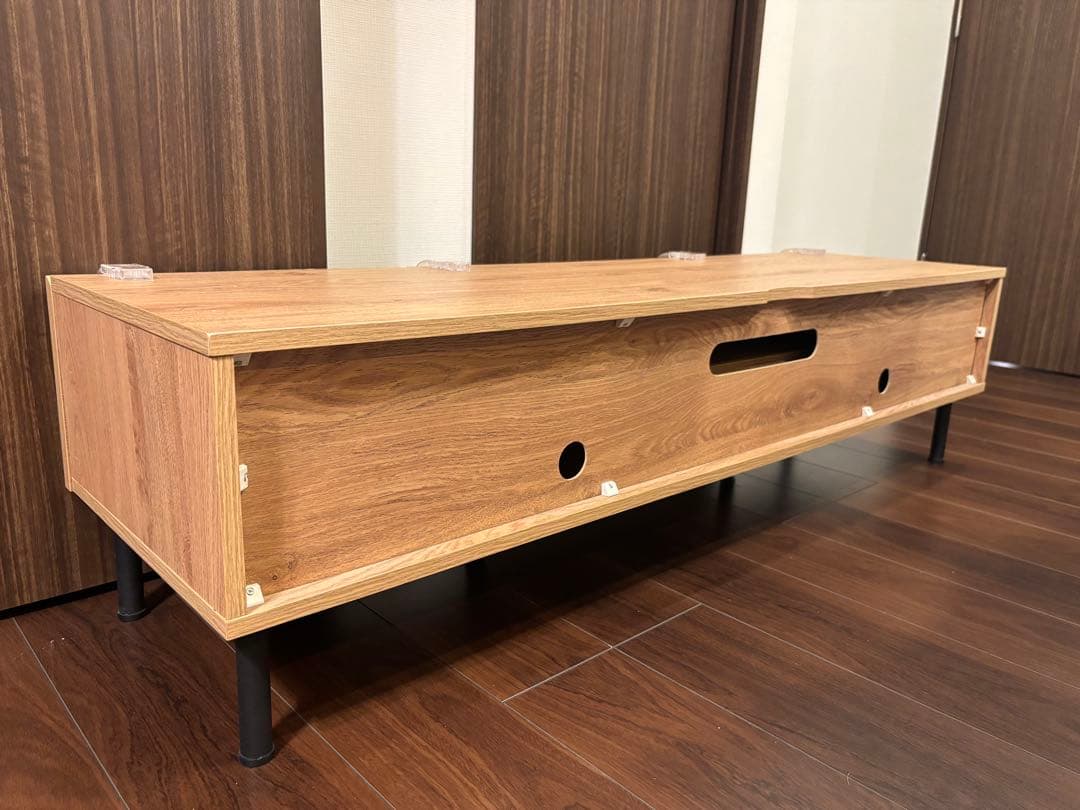 LOWYA ラタン調 ローテレビボード テレビ台 北欧風