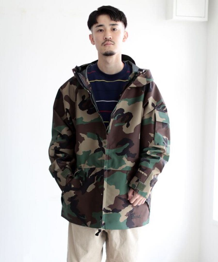 marmot beams 別注 GORE-TEX シェルジャケット M カモ柄