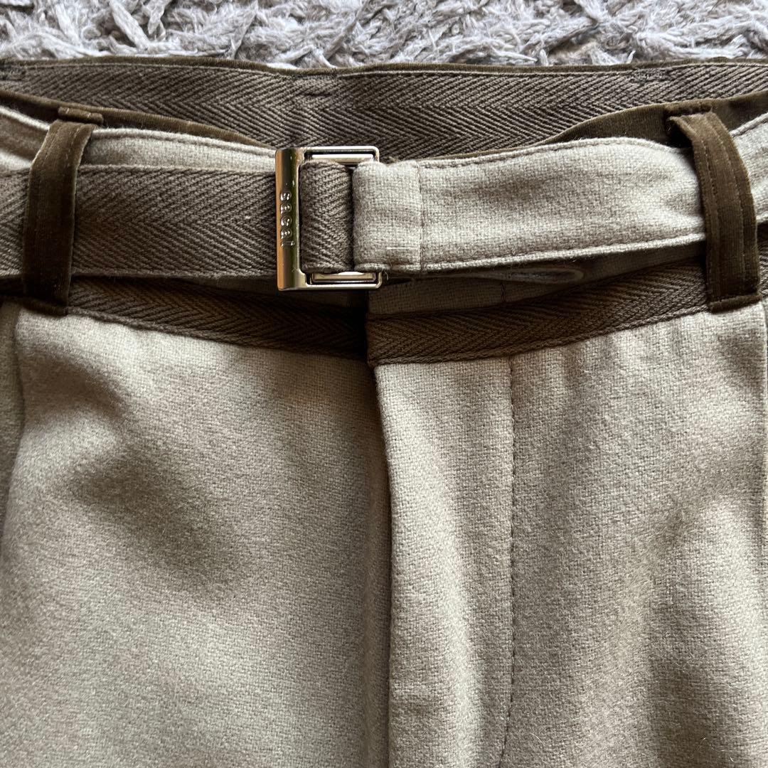 Sacai | ウールパンツ ベージュ