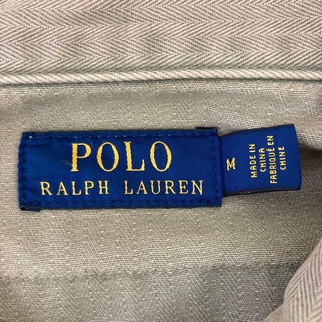 POLO RALPH LAUREN ミリタリージャケット ワッペン M カーキ