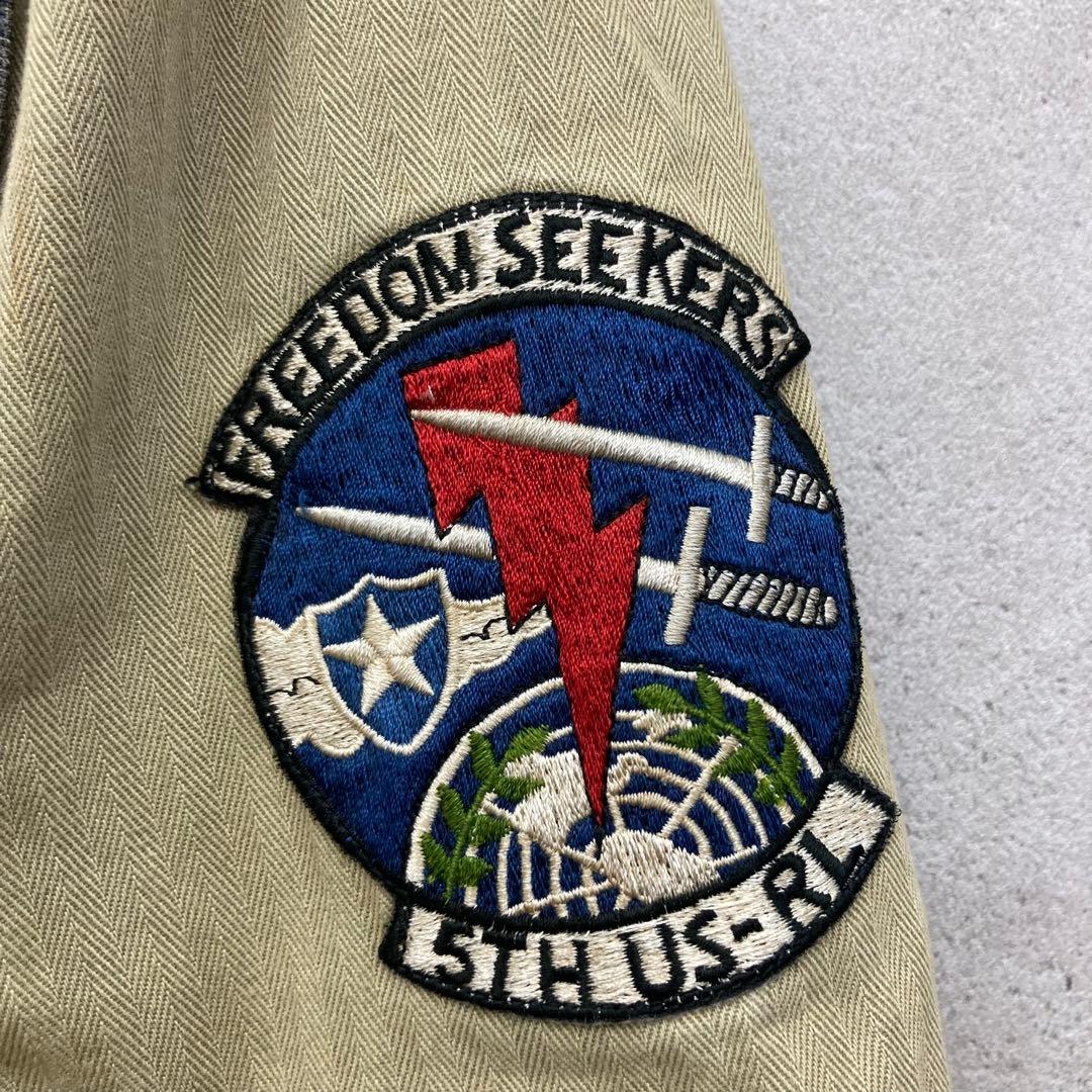 POLO RALPH LAUREN ミリタリージャケット ワッペン M カーキ