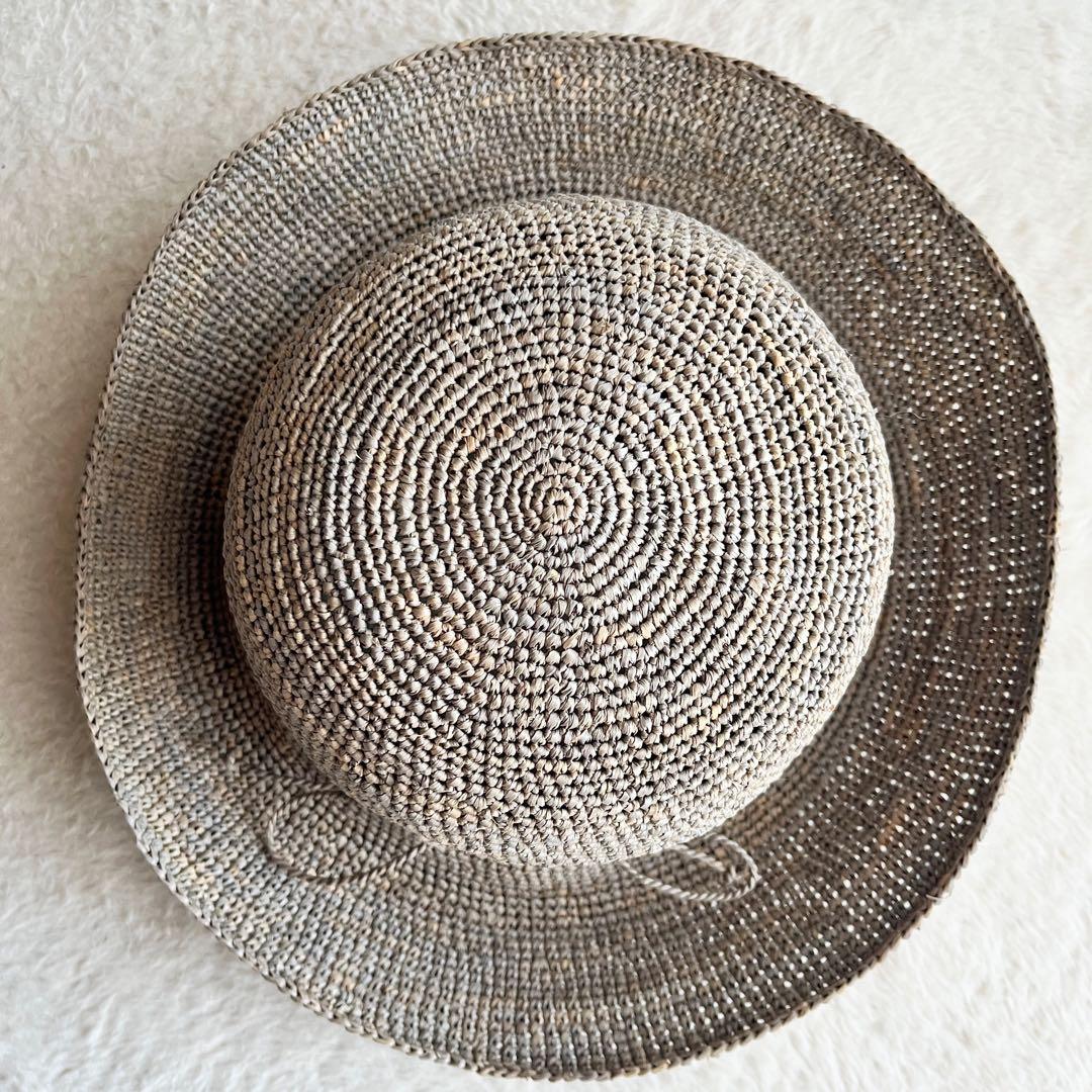 未使用級✨ヘレンカミンスキー プロバンス10 ラフィアハット 麦わら帽子