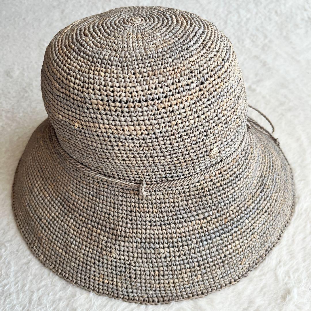 未使用級✨ヘレンカミンスキー プロバンス10 ラフィアハット 麦わら帽子