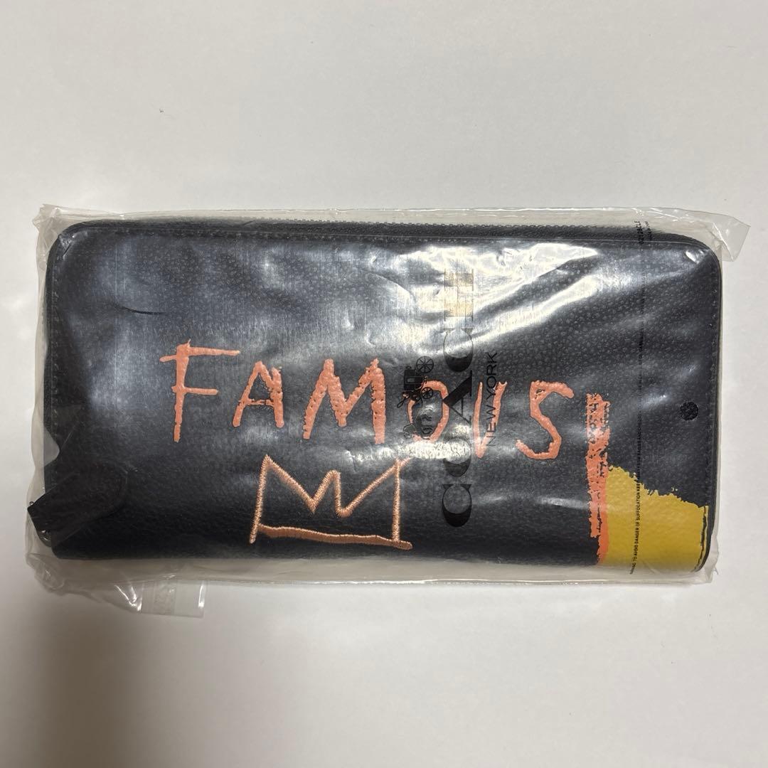 saviour327様 COACH コーチ バスキアコラボ 財布 ブラック