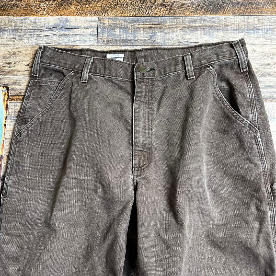 M*N様 Carhartt ペインターパンツ ダック地 フェード ブラウン系 W