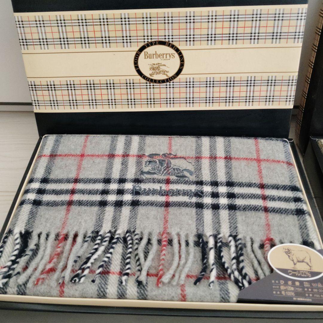 ２枚セット1999年希少バーバリーBurberrys チェック柄タオルケット