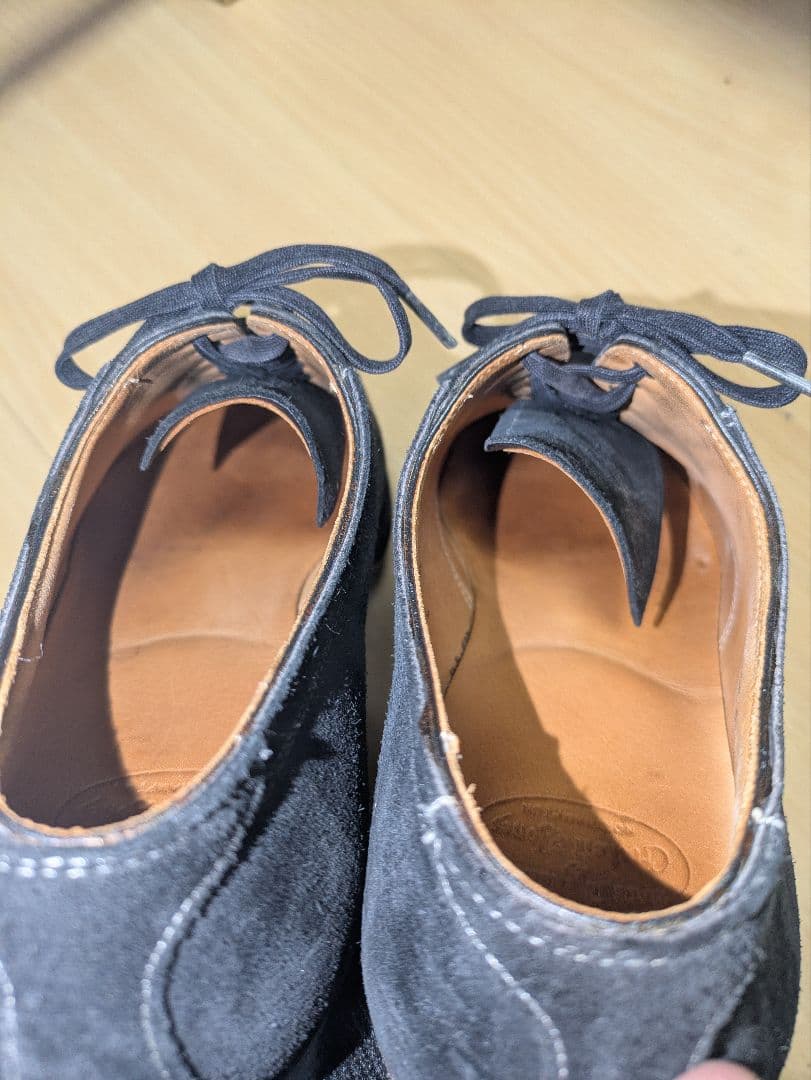 Crockett&Jones クロケットアンドジョーンズ　ブラック　スエード