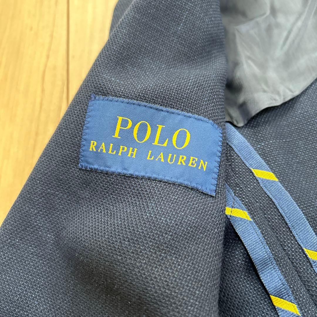 新品.未使用✨ラルフローレン　フォーマル　ブレザー　ロゴ　140 ネイビー