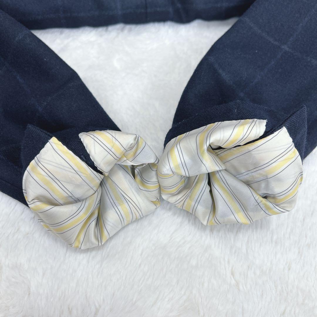 ✨美品✨ 麻布テーラー スリーピース ネイビー チェック S〜M相当