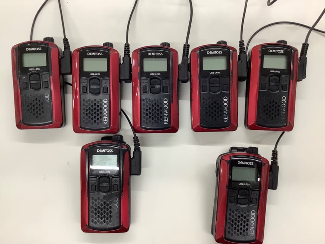 KENWOOD　UBZ-LP20　インカム　7台セット売り　動作確認済