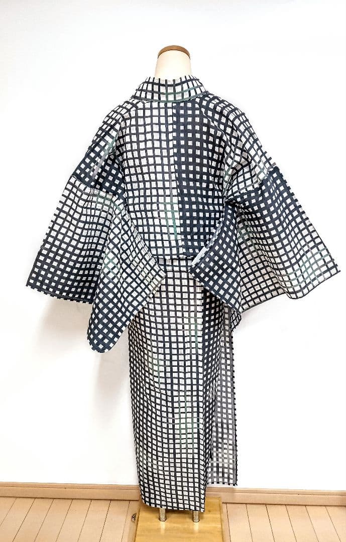 綿麻浴衣　トールサイズ　裄70cm