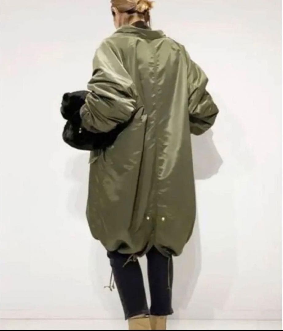 STAND ALONE/スタンド アローン】リバーシブル フリースxモッズコート