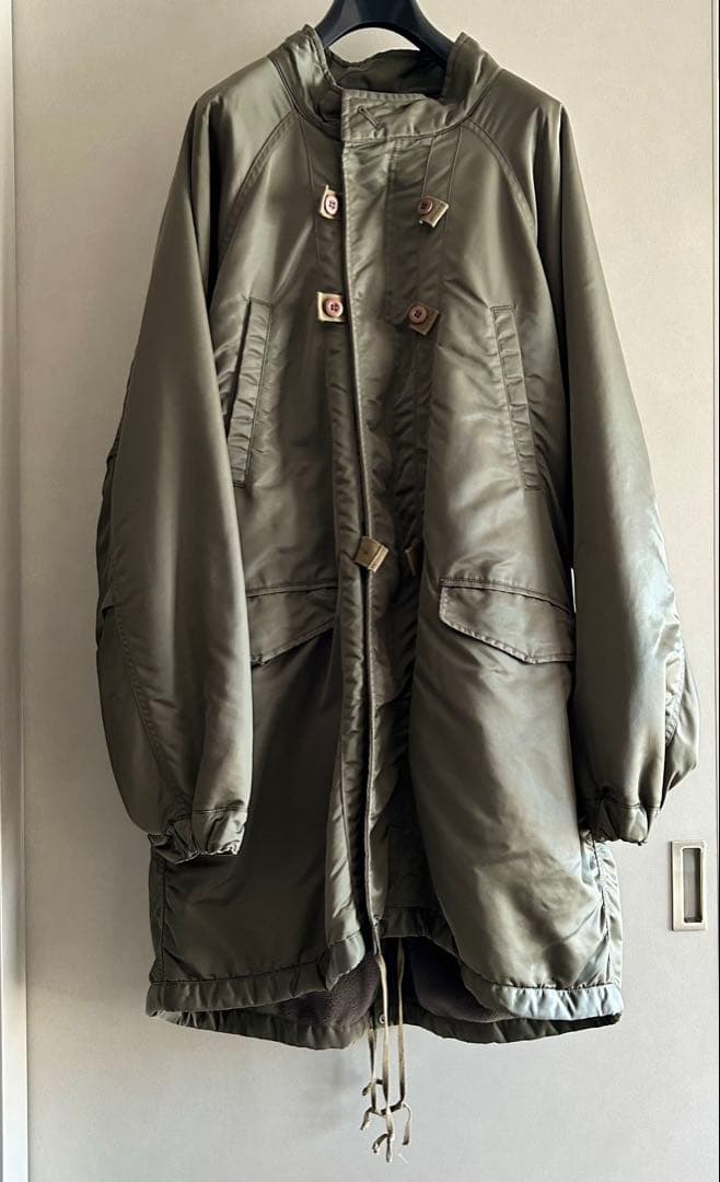 STAND ALONE/スタンド アローン】リバーシブル フリースxモッズコート