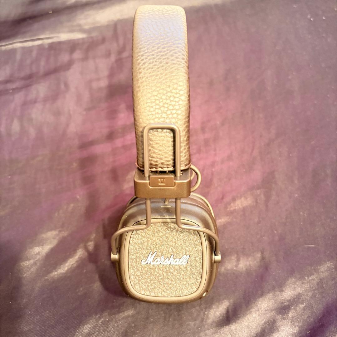 Marshall Major IV ワイヤレスヘッドフォン ブラウン