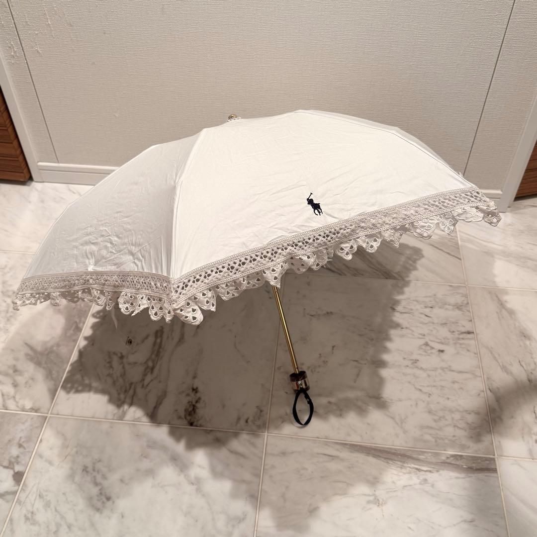 【値下げ中】ラルフローレン 晴雨兼用 折り畳み傘