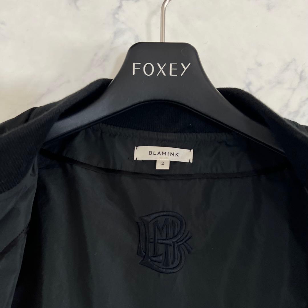 BLAMINK ブラミンク ジップアップ ブルゾン ブラック 2
