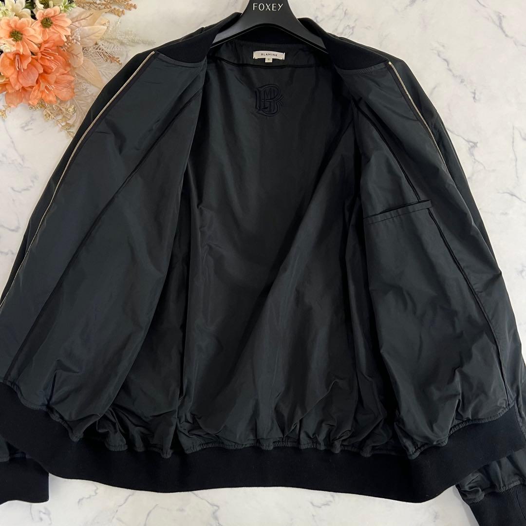 BLAMINK ブラミンク ジップアップ ブルゾン ブラック 2