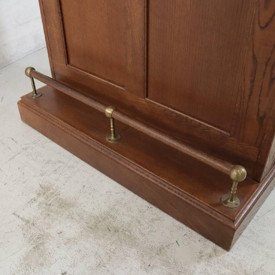 葉山ガーデン オーク材 収納付き カウンターテーブル 幅90cm ホームバー