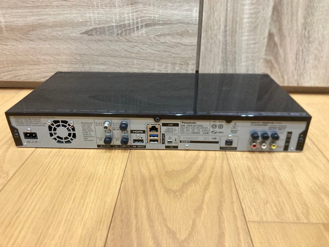 Panasonic BDレコーダー 3TB DMR-BZT830 2013年製