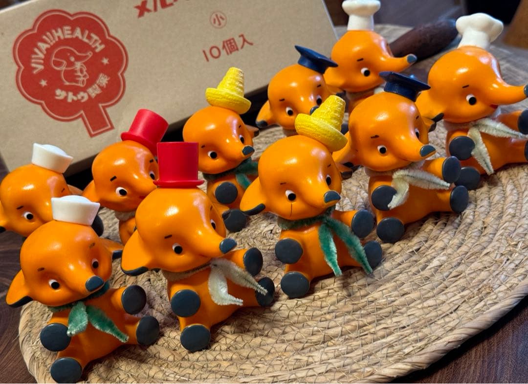 メルヘンサトちゃん 10個入 オレンジ色