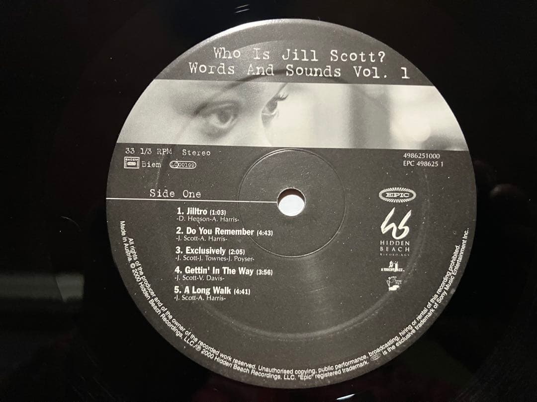 洋楽 Who Is Jill Scott? Words And Sounds 1 LP