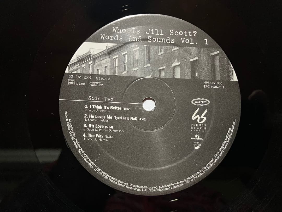 洋楽 Who Is Jill Scott? Words And Sounds 1 LP