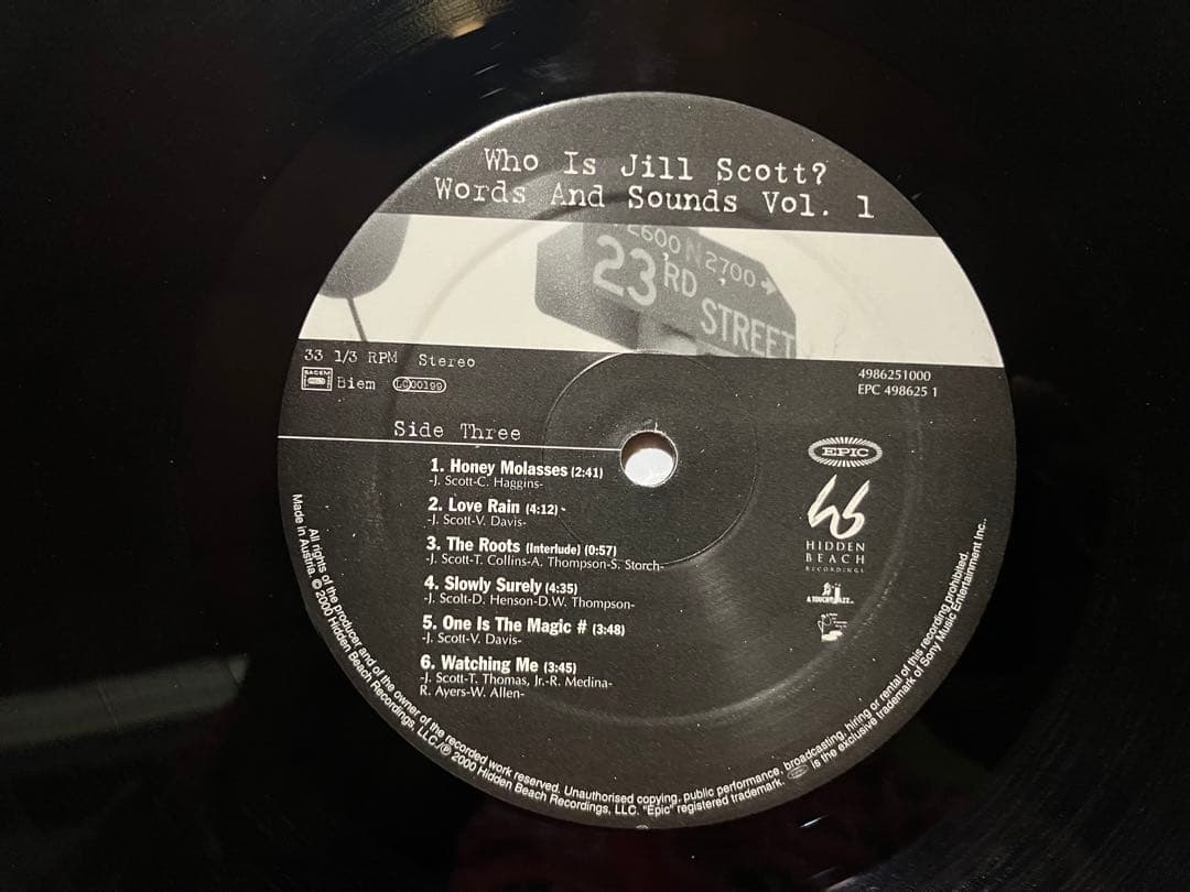 洋楽 Who Is Jill Scott? Words And Sounds 1 LP