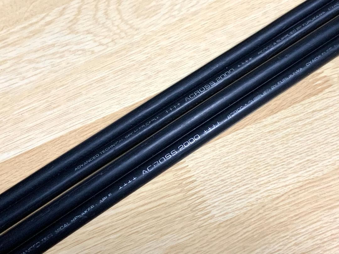 オヤイデ ACROSS 2000 スピーカーケーブル 1.8m ペア