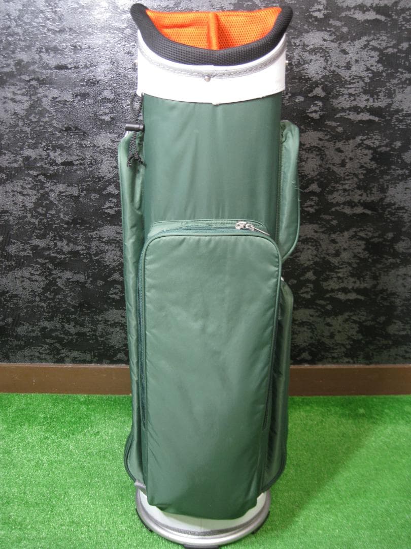 adabat 緑色キャディバッグ 87エンブレム付き(G184)