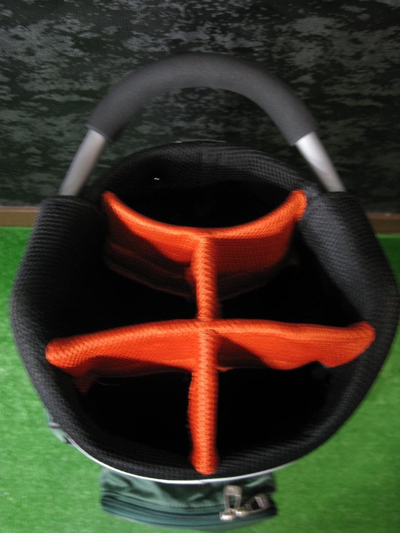 adabat 緑色キャディバッグ 87エンブレム付き(G184)