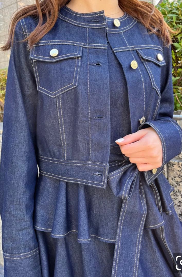 エコデニム クルージャケット エコデニムドレス 2点セット