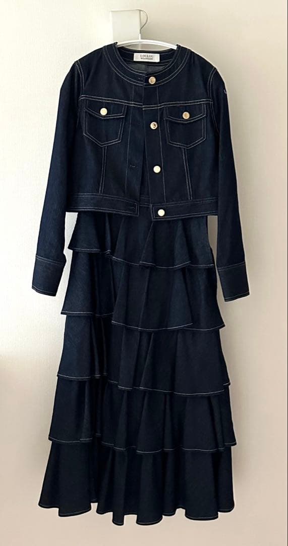 エコデニム クルージャケット エコデニムドレス 2点セット