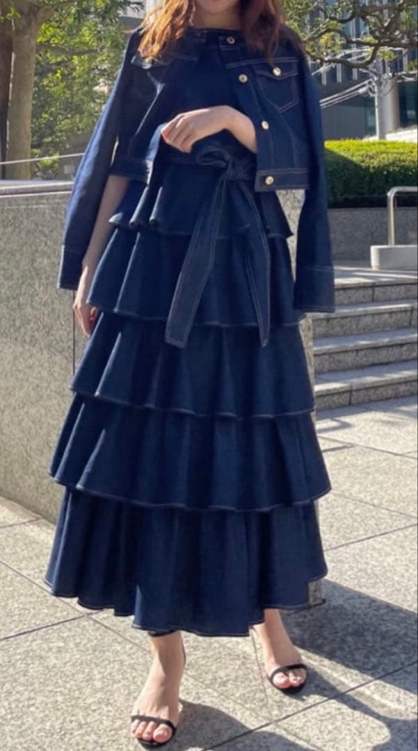 エコデニム クルージャケット エコデニムドレス 2点セット