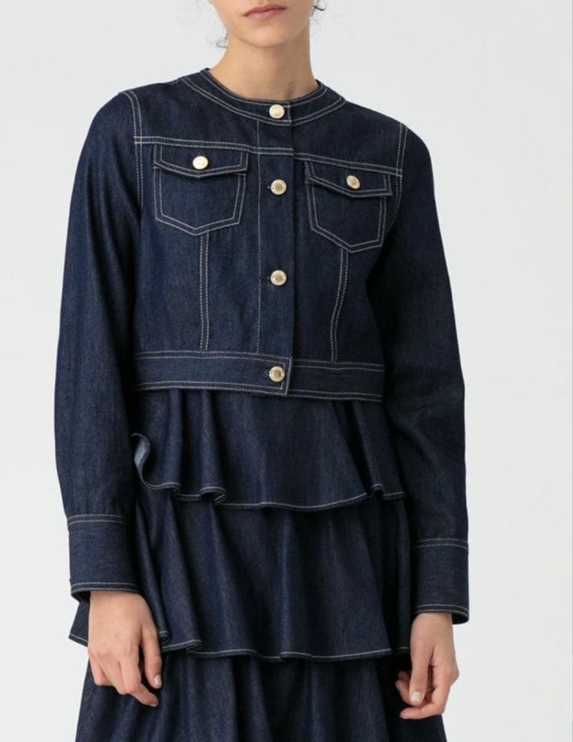 エコデニム クルージャケット エコデニムドレス 2点セット