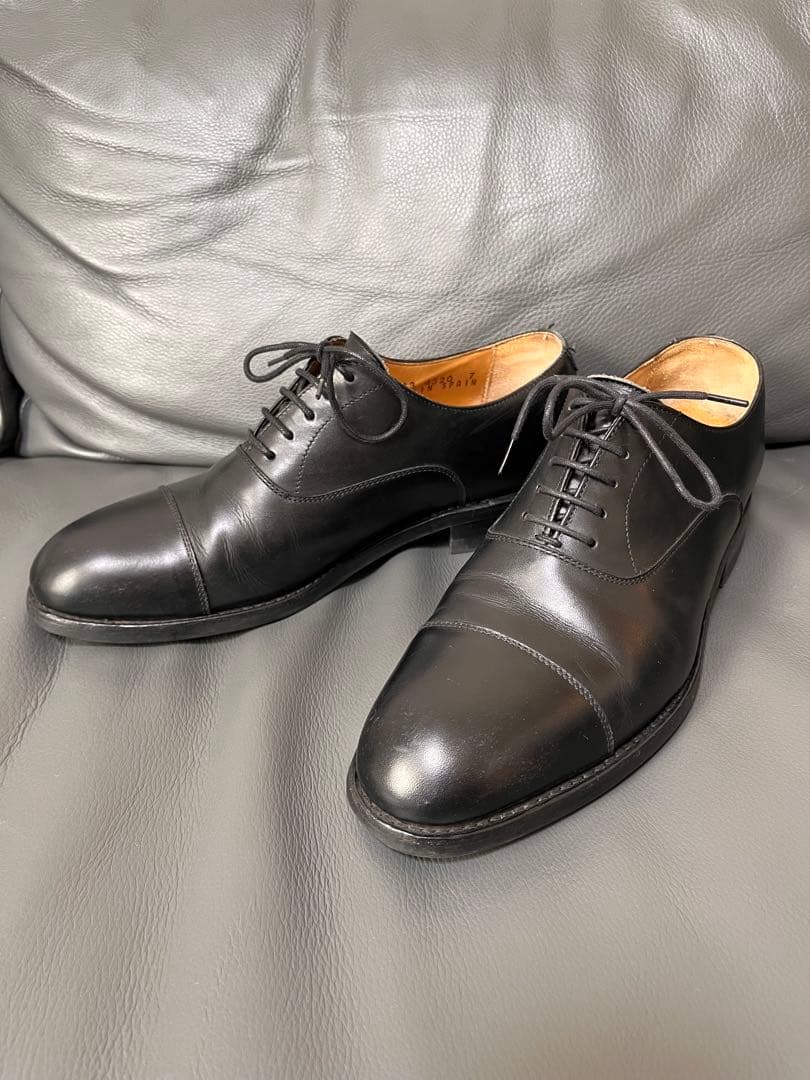 Berwick 4320ブラックレザーシューズ　（サイズ7）　別注