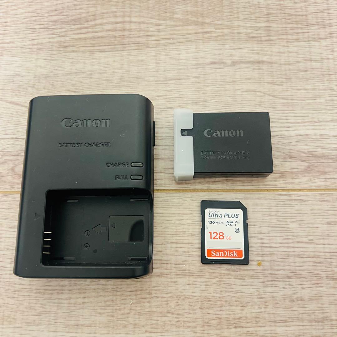 【SDカード付】Canon EOS Kiss M2 ミラーレス一眼 本体＆レンズ