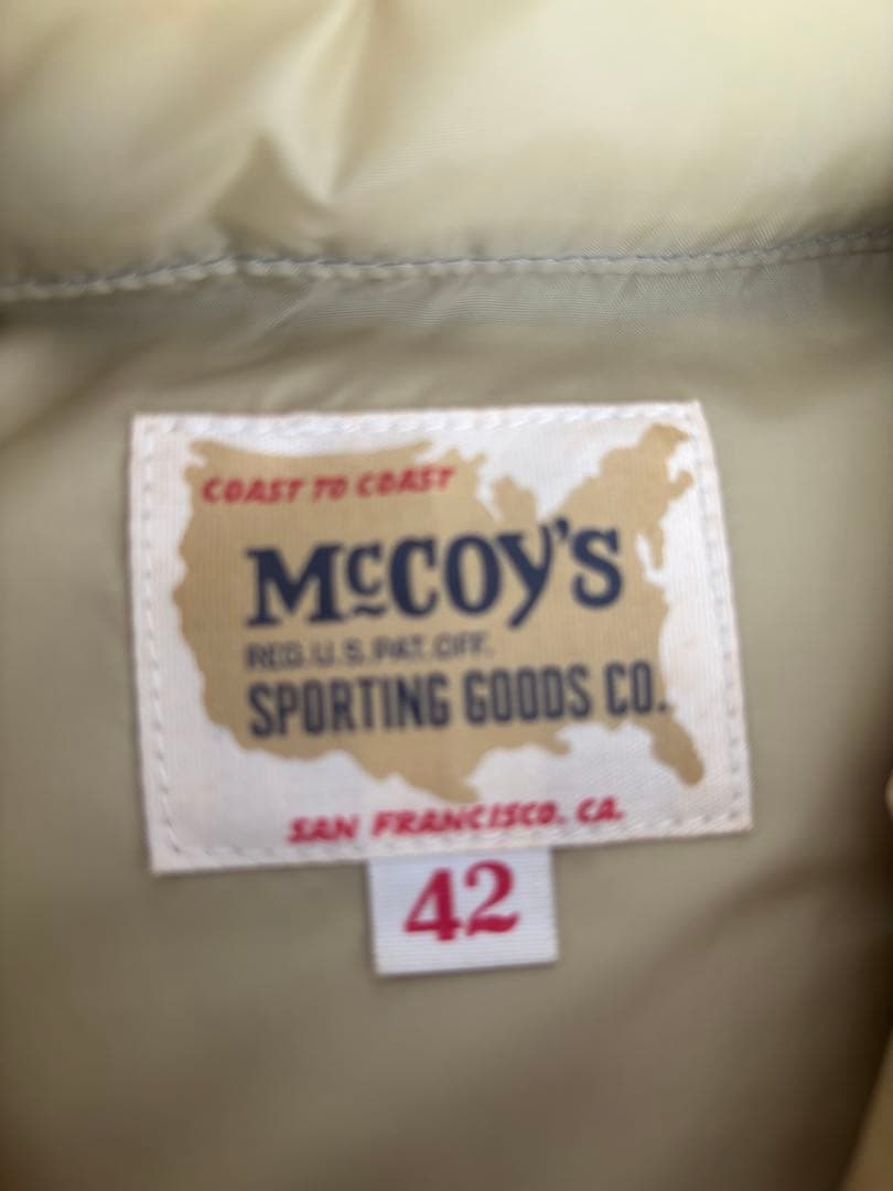 ザ・リアルマッコイズ　ダウンベスト