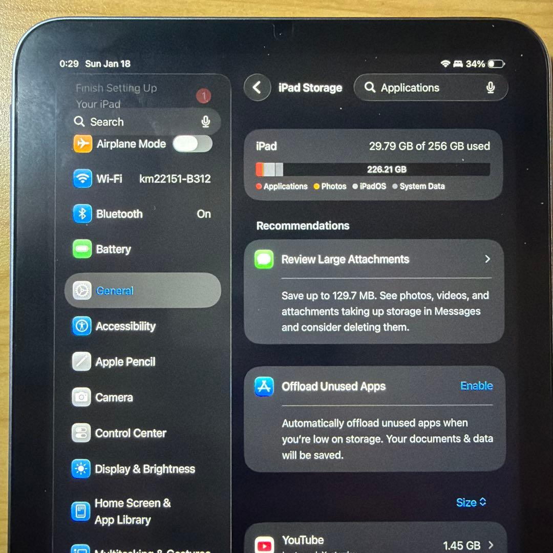 Pad mini（第6世代） Wi-Fiモデル 256GB 美品