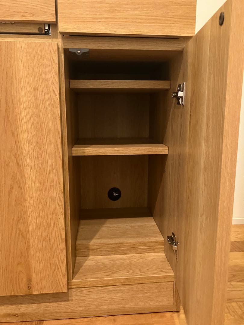 状態良/スライドテーブル/ベルメゾン PCキャビネット 2023購入