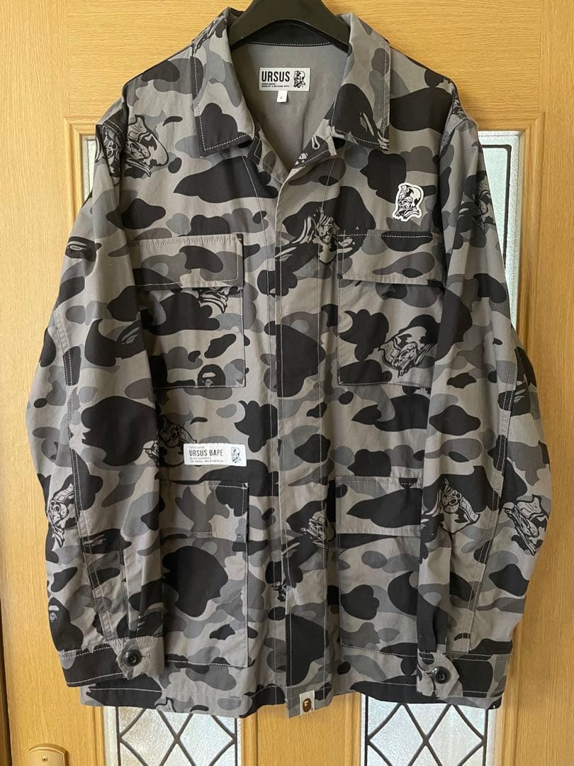 URSUS BAPE ミリタリーシャツ