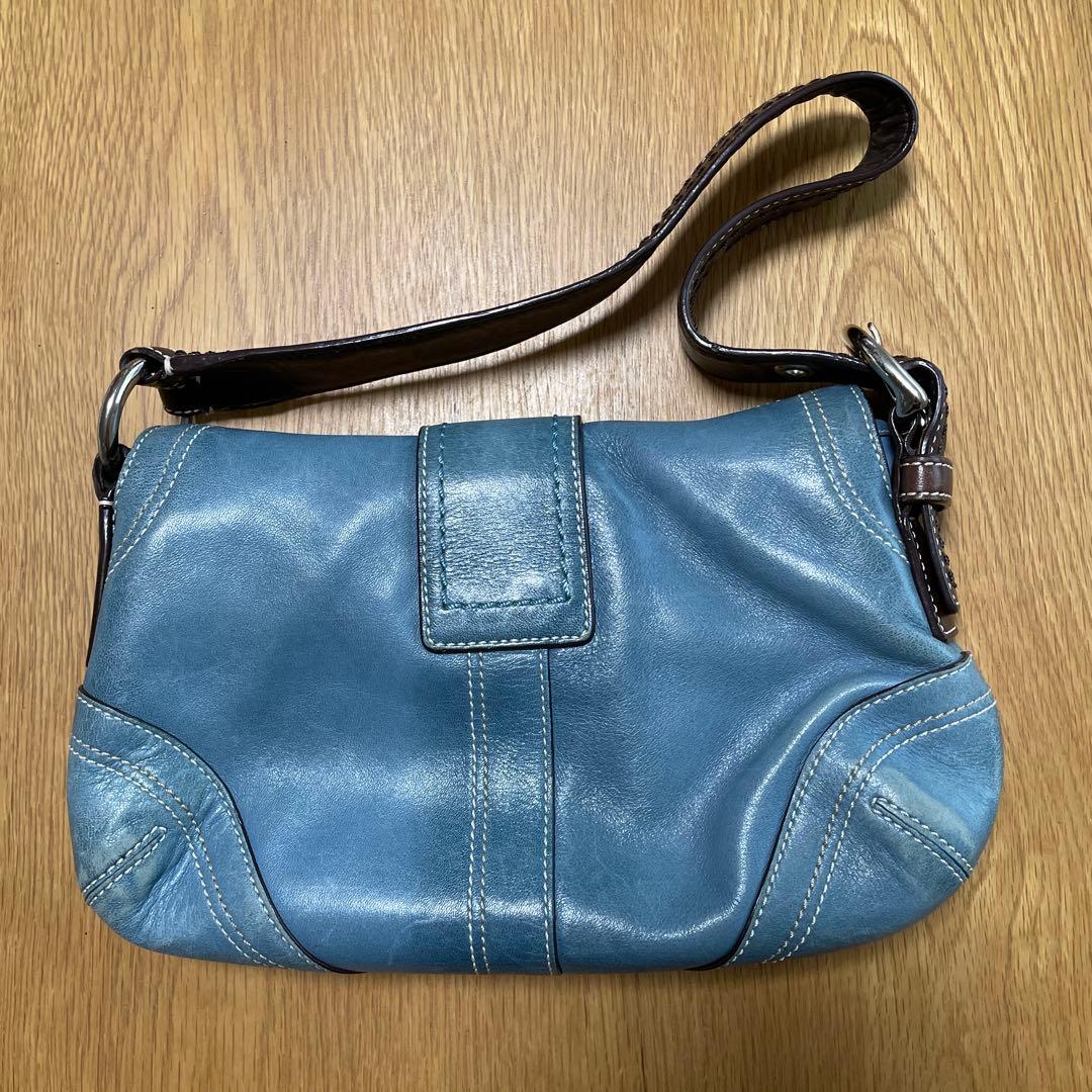 コーチ製皮バッグ