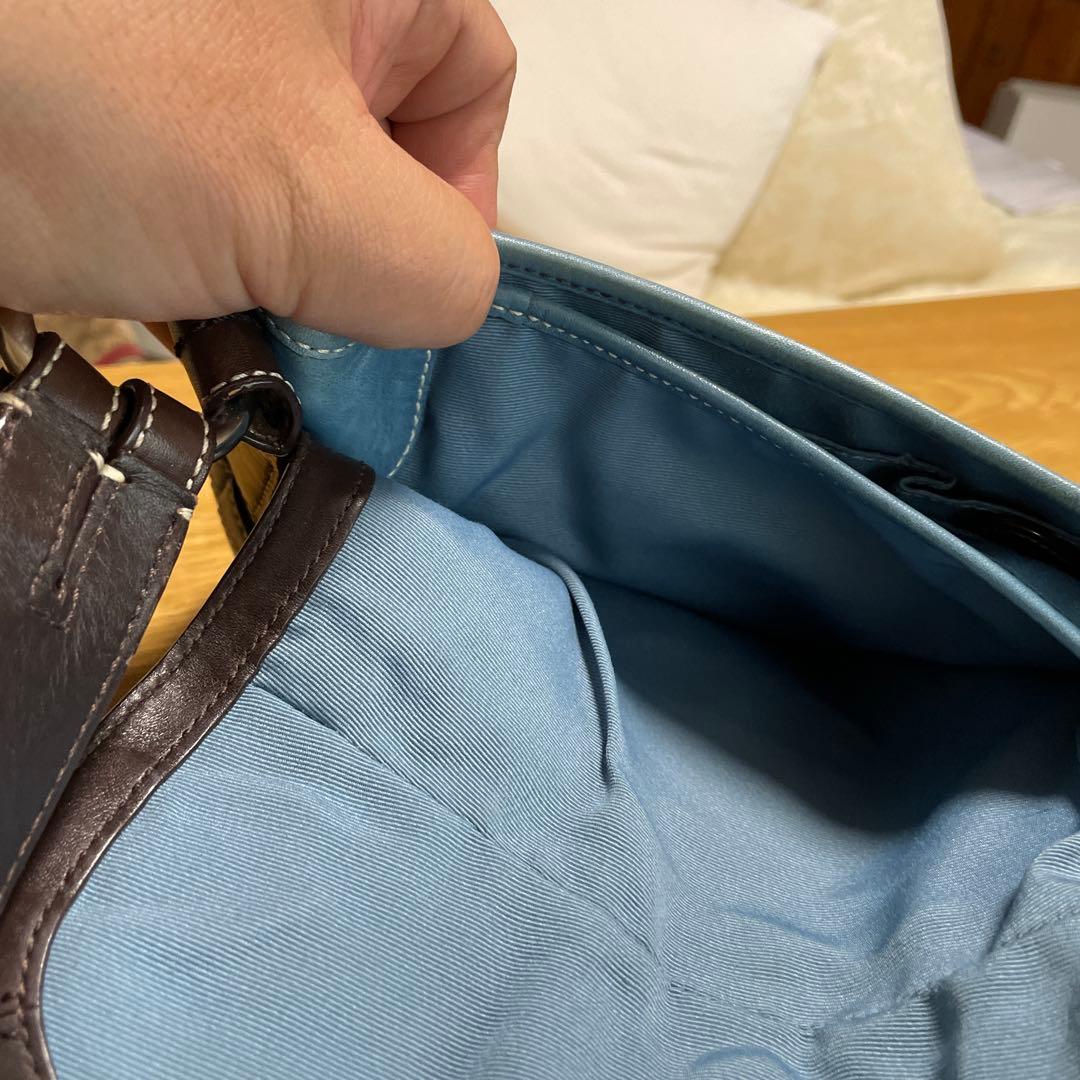 コーチ製皮バッグ