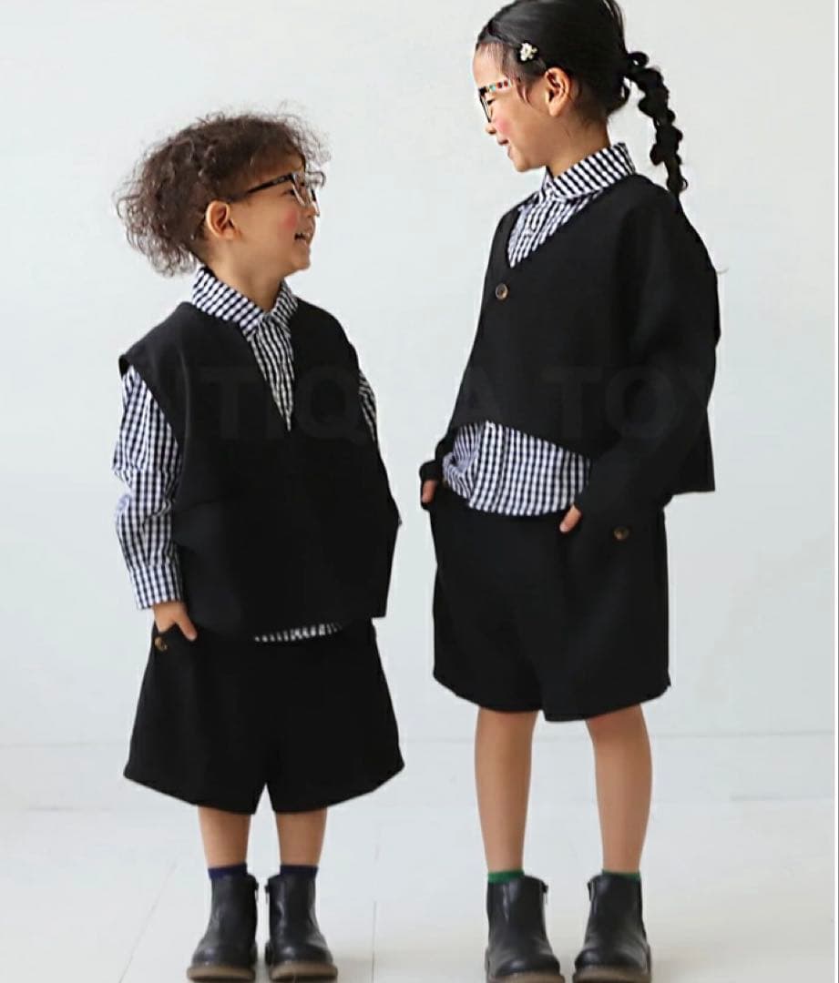 専用　antiqua フォーマル　セットアップ　ベスト　3点　卒業式