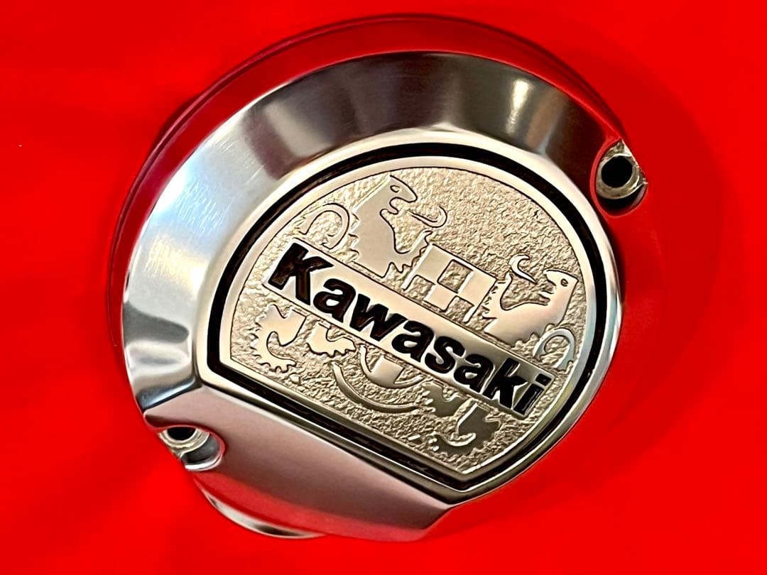 ゼファー ZEPHYR Z400 FX 中古 ポイントカバー 彫刻 取り付け簡単