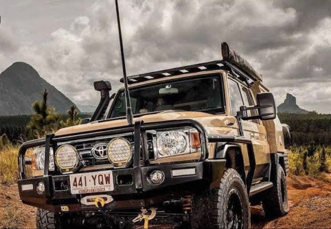 モビールアンテナ　オフロードアンテナ　フラッグポール　ステー付き　70cm