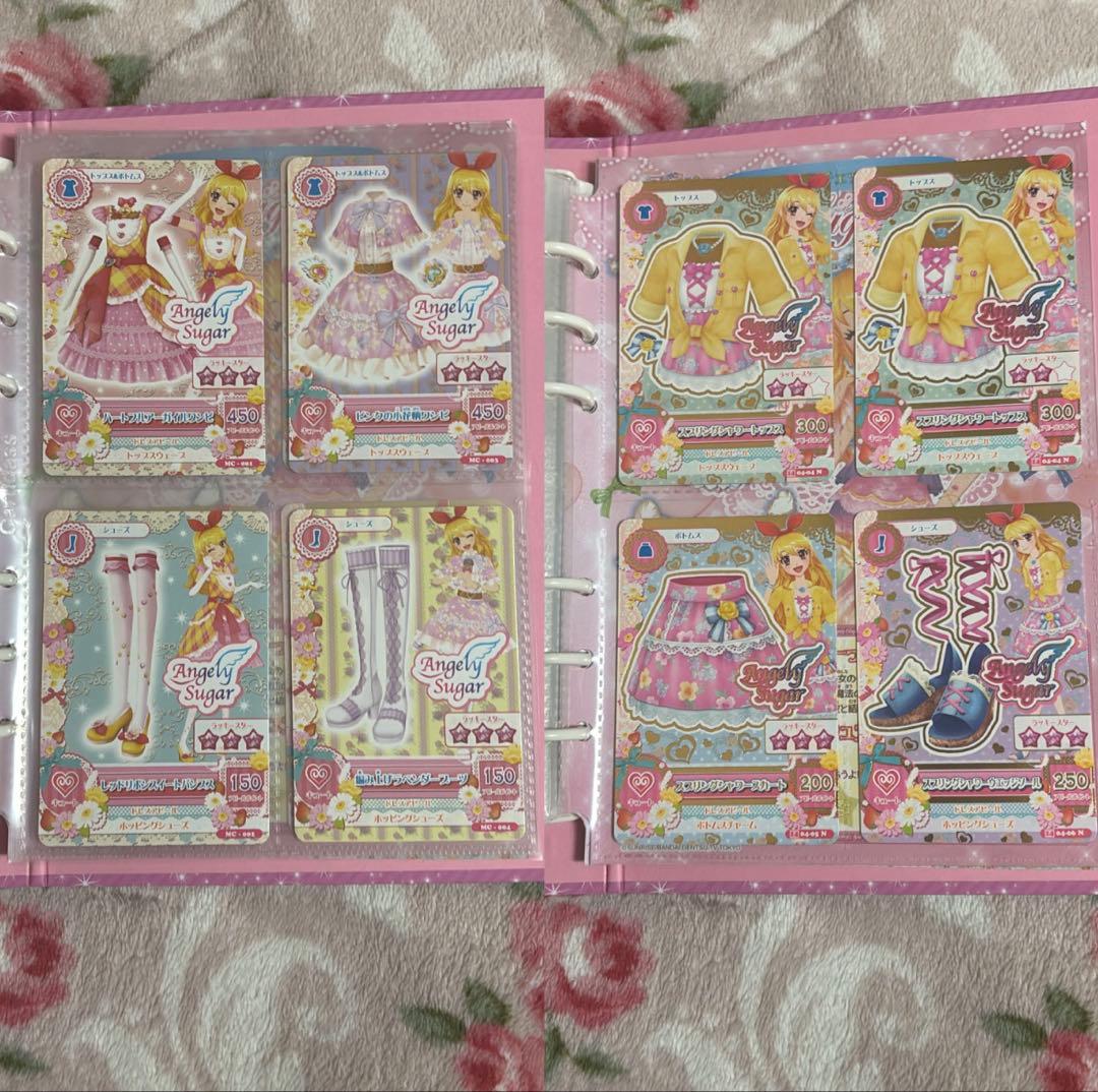 アイカツ アイカツカード まとめ売り エンジェリーシュガー バインダー付き